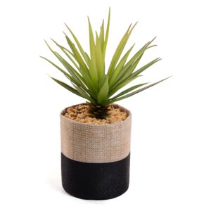 Kave Home - Piccola Palma artificiale in vaso da raphia