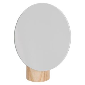 Kave Home - Specchio Veida con supporto di legno naturale