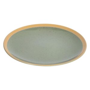 Kave Home - Piatto da dessert Tilia in ceramica verde scuro