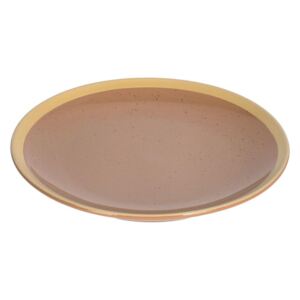 Kave Home - Piatto da dessert Tilia in ceramica marrone chiaro