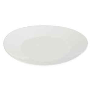 Kave Home - Piatto da dessert ovale Pierina in porcellana bianca
