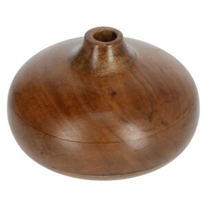 Kave Home - Vaso Tyara in legno massello di acacia 10 cm