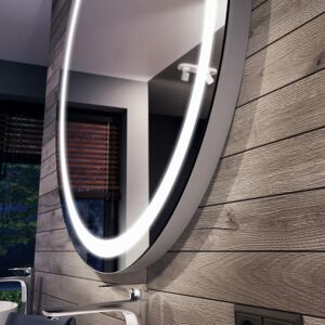 Specchio da bagno su misura L33 lucido