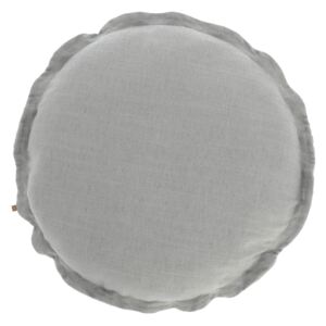 Kave Home - Fodera per cuscino Maelina Ø 45 cm grigio