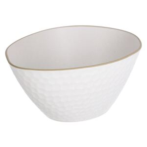 Kave Home - Ciotola grande Manami in ceramica bianca