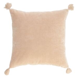 Kave Home - Fodera cuscino Carmin 45 x 45 cm velluto rosa