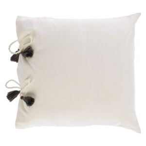 Kave Home - Fodera per cuscino Varina 100% cotone bianco 45 x 45 cm