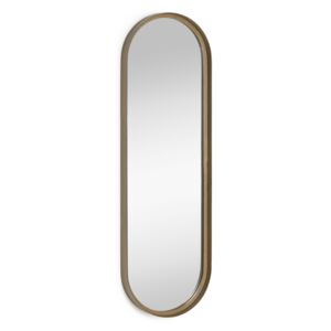 Kave Home - Specchio da parete in metallo dorato Tiare 31 x 101 cm