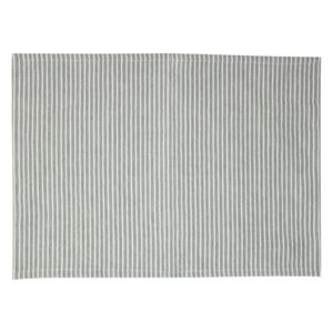 Set Imalay di 2 individuali in cotone e lino grigio 35 x 50 cm