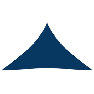 VidaXL Parasole a Vela Oxford Triangolare 3,5x3,5x4,9 m Blu