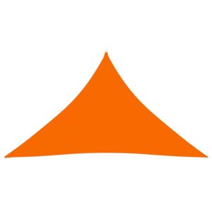 VidaXL Parasole a Vela Oxford Triangolare 3,5x3,5x4,9 m Arancione