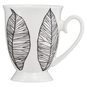 Mug in porcellana Diana Foglie Nere 30 cl AMBITION