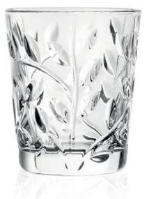 Bicchieri da liquore in cristallo con un design classico di ispirazione naturals, spendido elemento di arredo per la tua tavola adatto in ogni occasione