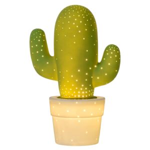 Lampada da tavolo verde Cactus decorativa