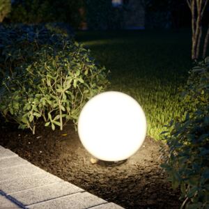 Prios Senadin lampada sferica bianca IP54, 30 cm