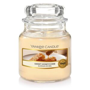 Yankee Candle giallo profumata candela Sweet Honeycomb Classic piccolo