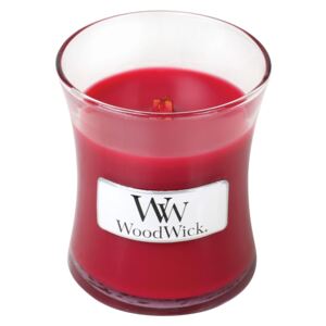 WoodWick rosso profumata candela Currant giara piccola