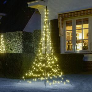 Fairybell albero Natale a palo, 240 LED, 200 cm