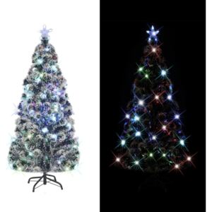 VidaXL Albero di Natale Artificiale con Supporto/LED e 170 Rami 150 cm