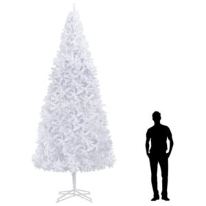 VidaXL Albero di Natale Artificiale 400 cm Bianco