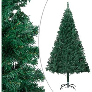 VidaXL Albero di Natale Artificiale con Rami Folti Verde 150 cm PVC