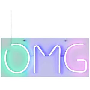 Wofi Luce da Parete al Neon Omg Multicolore