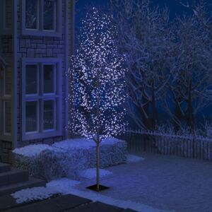 VidaXL Albero di Natale 1200 LED Blu Ciliegio in Fiore 400 cm
