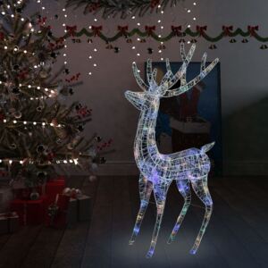 VidaXL Renna di Natale in Acrilico XXL 250 LED 180 cm Colorata