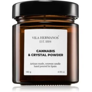 Vila Hermanos Apothecary Cannabis & Crystal Powder candela profumata 140 g