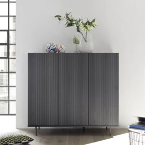 Credenza provenzale bianca in legno di alto pregio lunga 160cm