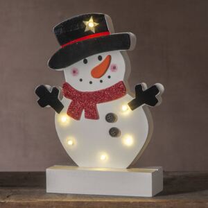 Lampada LED Freddy pupazzo di neve