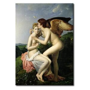 Riproduzione Psyche Receiving the First Kiss of Cupid