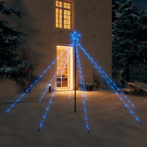 VidaXL Luci per Albero di Natale Interni Esterni 400 LED Blu 2,5 m