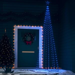 VidaXL Albero di Natale a Cono con 300 LED Blu 100x300 cm