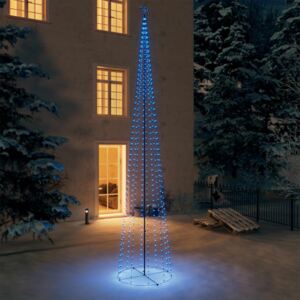 VidaXL Albero di Natale a Cono con 752 LED Blu 160x500 cm