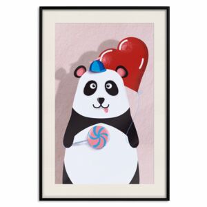 Poster: Panda with a Balloon [Poster]