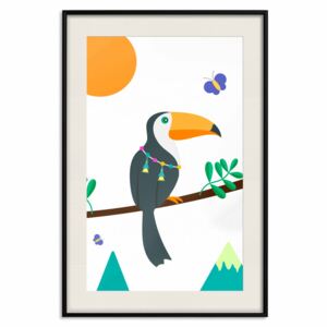 Poster: Toucan And Butterflies [Poster]