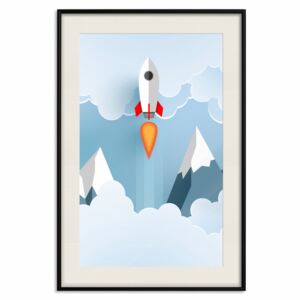 Poster: Rocket in the Clouds [Poster]