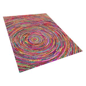 Tappeto in tessuto multicolore 160 x 230 cm MALATYA Beliani