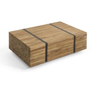 Tavolino da caffè basso in legno - GANDER Beliani