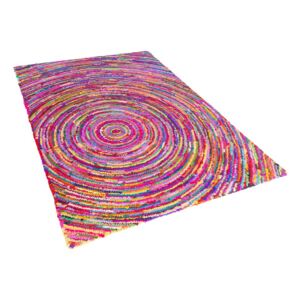 Tappeto in tessuto multicolore 140 x 200 cm MALATYA Beliani