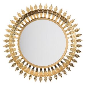 Specchio da parete tondo ø60 cm in oro VOREY Beliani