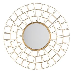 Specchio da parete ø90 cm in color oro LABRIT Beliani
