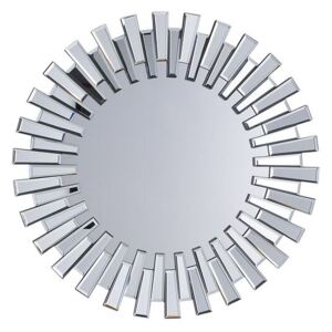 Specchio da parete in argento ø70 cm CHOLET Beliani