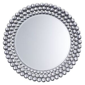 Specchio da parete in argento ø70 cm STENAY Beliani