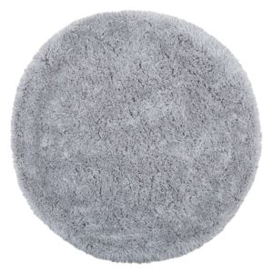 Tappeto shaggy rotondo in color grigio chiaro ø140 cm CIDE Beliani