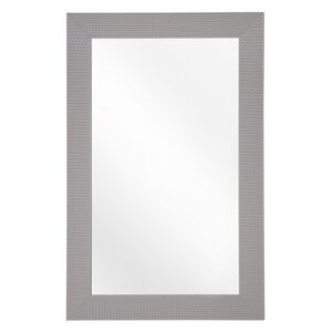 Specchio da parete in color grigio 60x90 cm LELAVANDOU Beliani