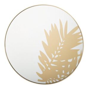 Specchio da parete con cornice in color oro ø 56 cm ADONARA Beliani