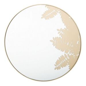 Specchio da parete rotondo in color oro ø 56 cm MISOOL Beliani