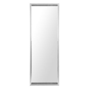 Specchio a parete grigio chiaro rettangolare 50 x 140 cm OIRON Beliani